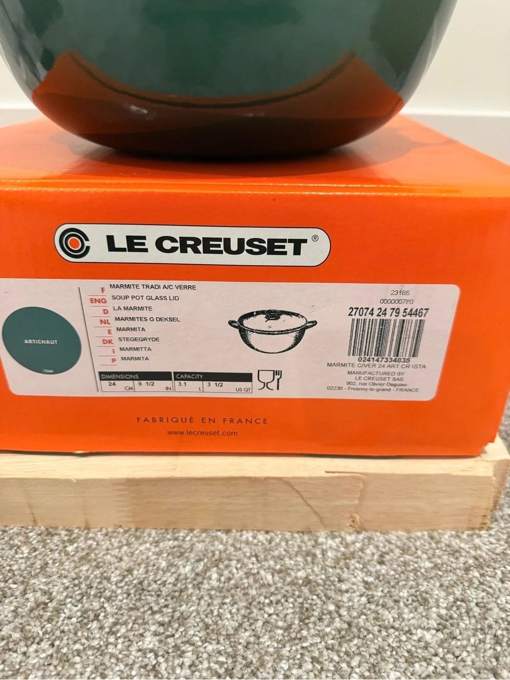 Le Creuset Traditional Soup Pot with Glass Lid